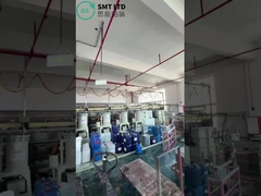 PCB-productie Dubbelzijdig blauw oliebeveiligingsbord