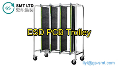 ESD PCB Trolleys OP VOORRAAD! Op maat gemaakte SMT-wagens voor elektronicafabricage